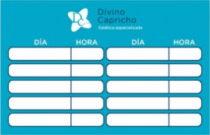 Tarjeta Divino Capricho